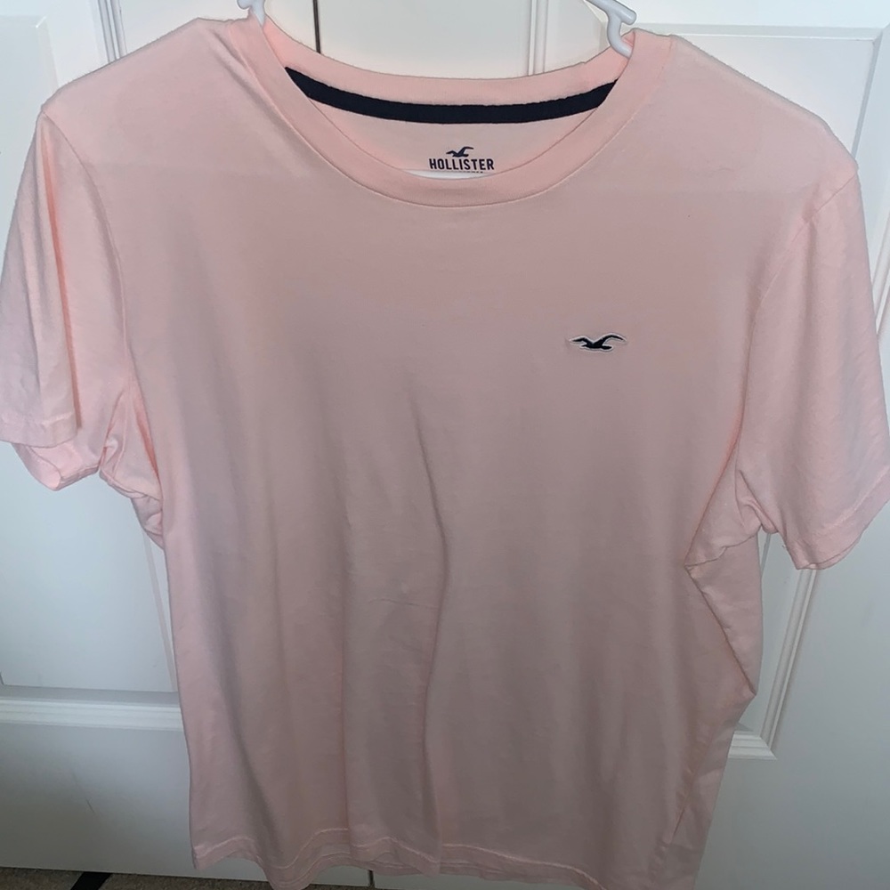 Hollister Pink Muscle Fit Mens L Shirt
